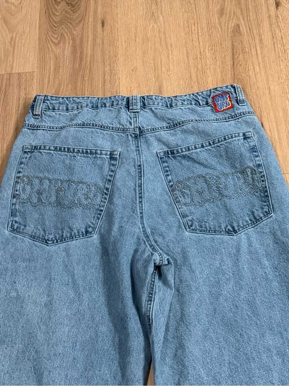 Empyre Loose Fit Relaxed Denim Light Wash Skater Jeans Men’s size 36 Y2K - Picture 6 of 8